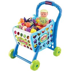 TIME2PLAY Shopping Trolley Play Set