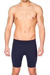 Mens Navy Quick Drying Stretch Yoga Workout Short By Gary Majdell Sport Size Medium