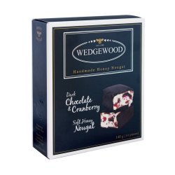 Wedgewood - Cranberry & Dark Chocolate Nougat Box 140G