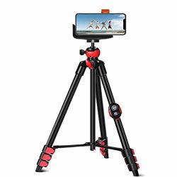 Fineshelf Camera Tripod Mobile Phone Holder With Bluetooth Remote Control For Zomei T60
