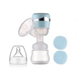 Integrated Electric Breast Feeding Pump White And Blue
