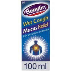 Benylin Wet Cough Syrup Mucus Relief 100 Ml