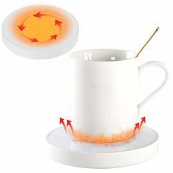 Mug Warmer Cup Warmer Smart Coffee Warmer Coffee Mug Warmer For Desk Desktop Heated Coffee And Tea Electric Cup Beverage Warmer Plate Best Gift