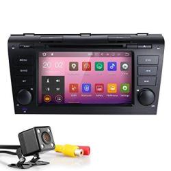 7 Inch Double Din In Dash HD Touch Screen Android 7.1 Car DVD Player Gps Navigation Stereo For Mazda 3 2004-2009 Support Navi bluetooth sd usb fm am