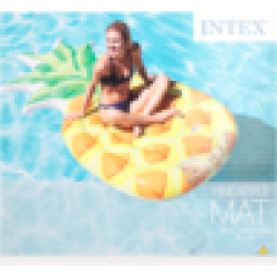 Intex Yellow Pineapple Inflatable Mat 2.16 X 1.24M