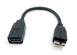 Micro Connectors E07-173-OTG USB Otg Adapter USB 3.0 Micro B Male To USB 3.0 Type A Female
