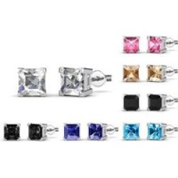 DESTINY Quinn Earrings Set With Swarovski Crystals - 7 Pairs