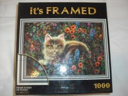 It's Framed Kitty In The Garden 1000PC Puzzle