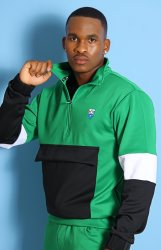 Pro Stars Men's Tracksuit - Black-green - Black-green XL
