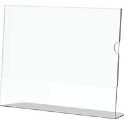 Acrylic Menu Holder Single Sided A5 Landscape Box 5 DP0105L-Z