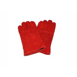 Red Heat Resistant Welding Gloves