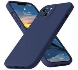 Silicone Phone Case For Iphone 14 Max Blue