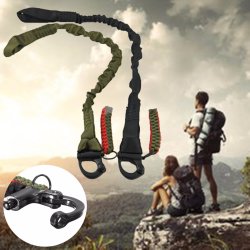 2m Climbing Tactical Single Point Sling Bungee Adjustable Safety Catcher Rope Strap Cord