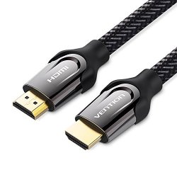 Vention High Speed HDMI Cable 3D Ultra HD 4K X 2K With Ethernet Metal Case Nylon Mesh Gold Plated Compatible For Laptop Blu-ray Player