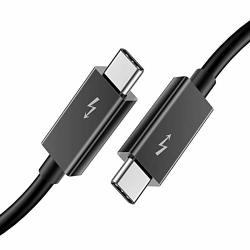Thunderbolt 3 Cable Thunderbolt 20GBPS USB C To USB C 100W Cable Compatible With USB 3.1 An 3.2 Dual 4K Or Single 5K @60HZ Display