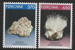 Faroe Mnh 1992 Minerals Um - Cat = R45
