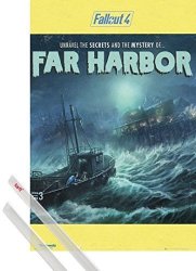 1ART1 Fallout Poster 36X24 Inches 4 Far Harbour And 1 Set Of Transparent Poster Hangers