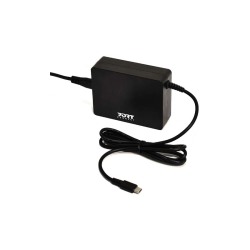 Port Designs Connect 90W Laptop Adapter Black - Charger-port Connect 90W Typec Nb Adapter Blk New
