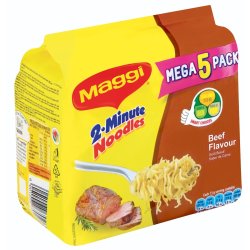 Maggi - 2-MINUTE Noodles Beef Pack 5 X 73G