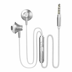 Earbuds Compatible Samsung Headphones With Microphone - Audifonos For Samsung Earbuds With Microphone For Samsung Earphones Ear Buds Compatible Samsung S9 S8 S7 S6 White