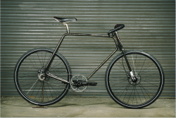 Deluxe Coffee Bike - Bespoke Smoked Chrome Single Speed