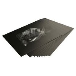 Scraperfoil - Black Coated Silverfoil 457X305MM 10 Sheets