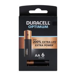Duracell Optimum Aa Batteries 6 Pcs