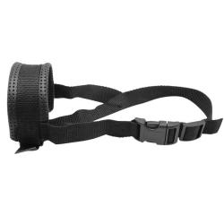 Nylon Dog Muzzle For Small Medium Large Dogs Prevent From Biting Barking And Chewing Adjustable Loop - Black XXL