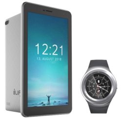 Ilife K3500 7" Ips Tablet With Ms Office + Zed Smart Watch C