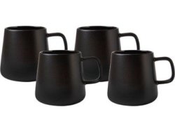 Maxwell & Williams Sala Mug Set Of 4 - Black
