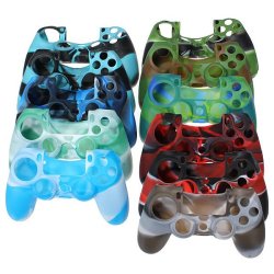 Camouflage Silicone Protective Case Cover For Sony Ps4 Controller