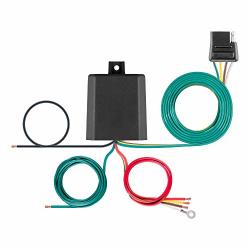 Curt 56496 Weather-resistant Powered 3-TO-2-WIRE Splice-in Trailer Tail Light Converter 4-PIN Wiring Harness