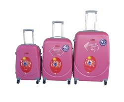 3-PIECE Travel Luggage Suitcase Bag Set-stylish And Convenient-cream White