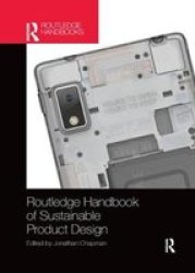 Routledge Handbook Of Sustainable Product Design Paperback