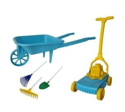 Complete Garden Tool Set For Kids - Blue Yellow