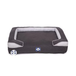 Sealy Embrace Dog Bed Modern Grey Medium
