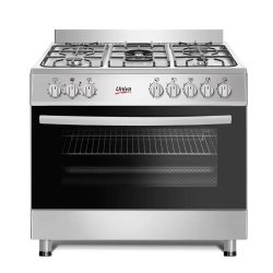Univa 900MM Range Cooker 5 Burner Gas Hob With Electric Oven