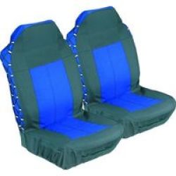 Stingray Explorer 2 Piece Front Seat Cover Set In Blue