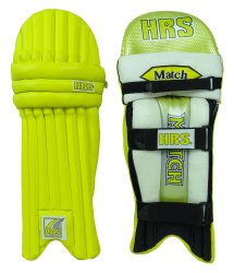 Hrs Match Professional Cricket Pads Right-left Batting Leg Guard Yellow Color HRS-BL8A