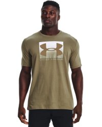 Men's Ua Boxed Sportstyle Short Sleeve T-Shirt - Tent LG