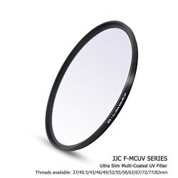Jjc Multi-coated 40.5MM Uv Filter Ultraviolet Filter For Sony 16-50MM Kit Lens SELP1650 On Sony A6000 A6300 A6500 A5100 A5000 And Other Camera Lenses