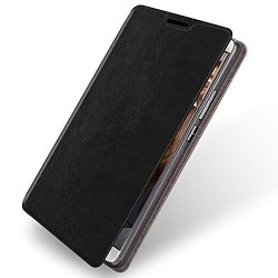 Osophter Blackberry KEY2 Case Wallet Case W flip Cover Pu Leather Multi-angle Stand For Blackberry KEY2 Black