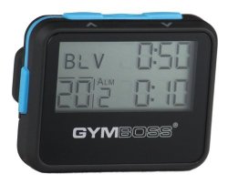 Gymboss Interval Timer And Stopwatch - Black Blue Softcoat