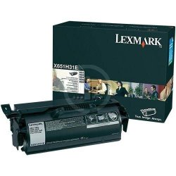 Lexmark X651 X654 X658 Black High Yield Return Programme Corporate Cartridge