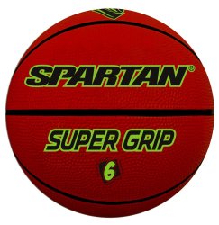 Spartan Club Ball Super Grip Rubberized Foam Moulded Basketball - Size 6 SPN-BB2A