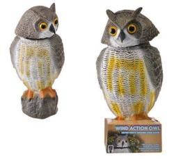 Orn Owl Wind-action Pl 40CM
