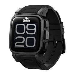 SnoPow W1 Waterproof GSM Smartwatch For Android - Black
