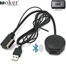 Moker Ami Mmi Bluetooth Streaming Adapter For Audi And Vw Works With Apple Iphone Ipod Android Bluetooth Capable Devices - Premium Csr Chipset Enjoy
