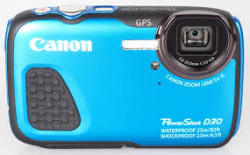 Canon Powershot D30 Waterproof Blue