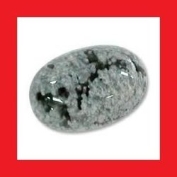 Snowflake Obsidian - Oval Cabochon - 0.82CTS